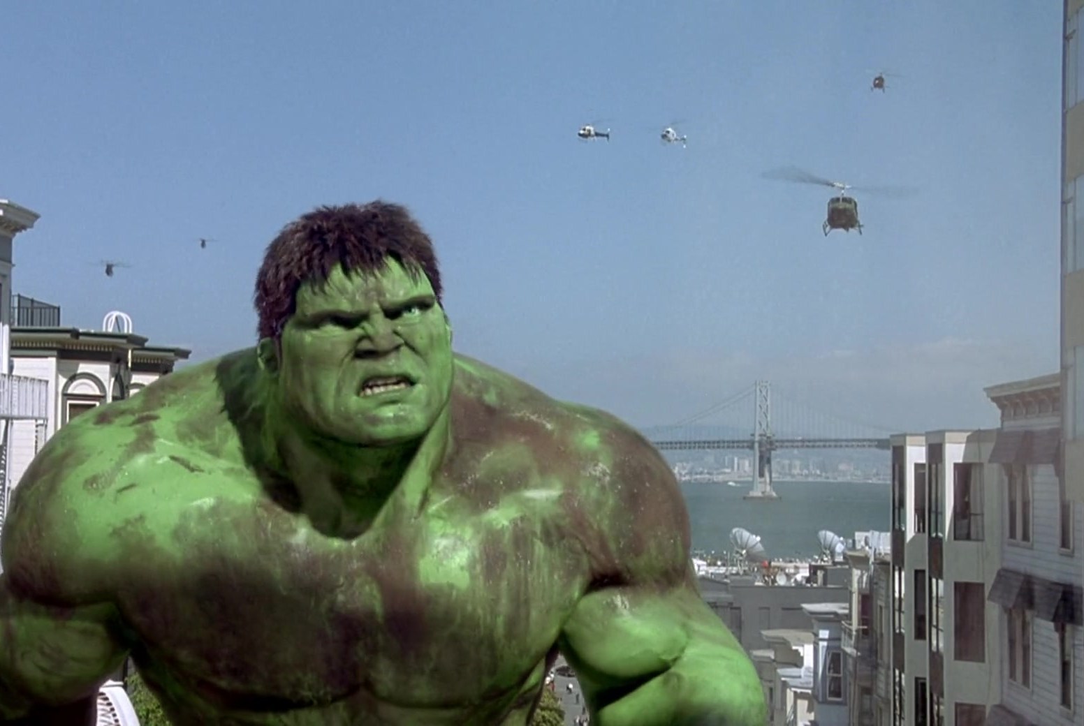 Hulk makes a “wha?” face in Hulk 2003