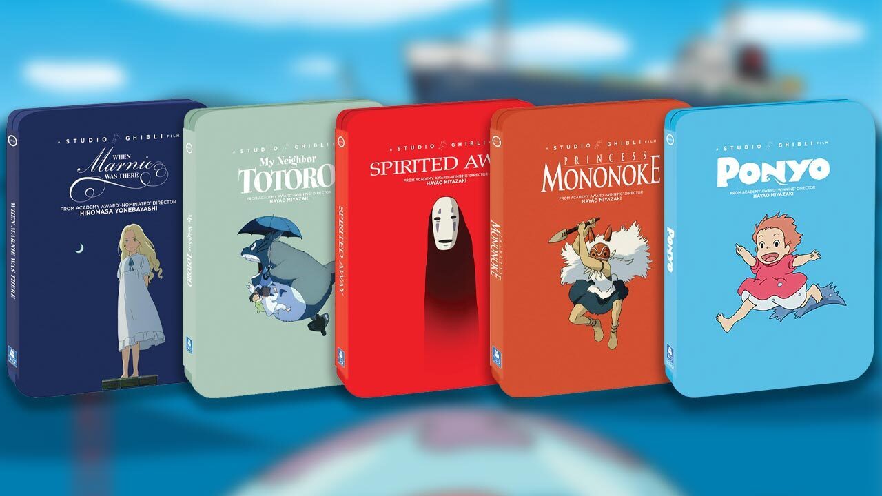 Studio Ghibli Limited Edition Steelbooks on Blu-ray
