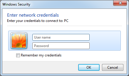 Figure 8. A fake Windows Security dialog displayed by LP-Notes